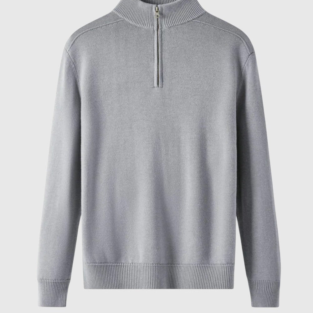 Evžen | Svetr z merino vlny na zip Capri