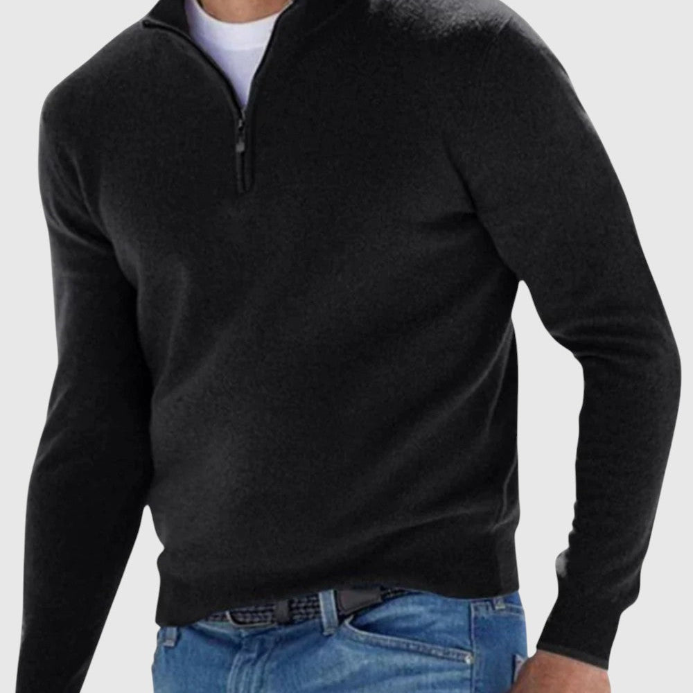 Edmund | Elegantní svetr na zip