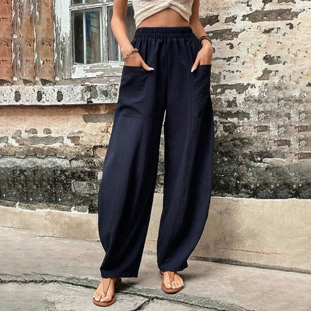 Lenka | Kalhoty s jemným splýváním