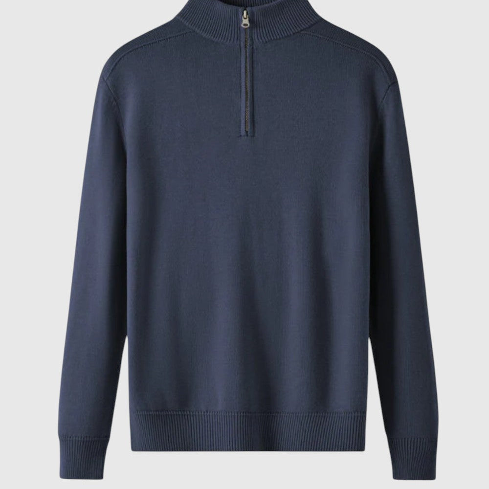 Evžen | Svetr z merino vlny na zip Capri