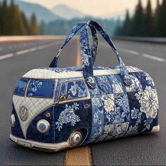 Prošívaná cestovní taška – Indigo