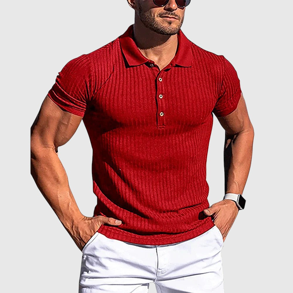 Jindřich | Elegantní pruhovaná polokošile