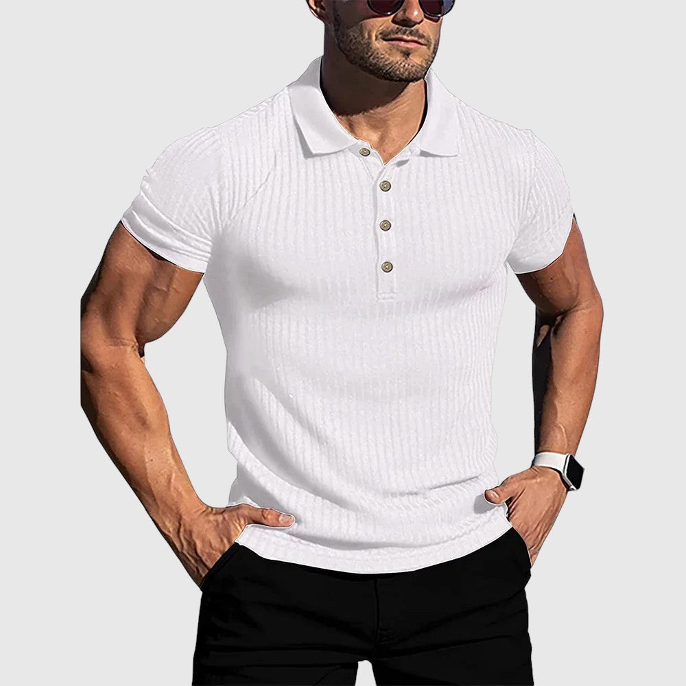 Jindřich | Elegantní pruhovaná polokošile