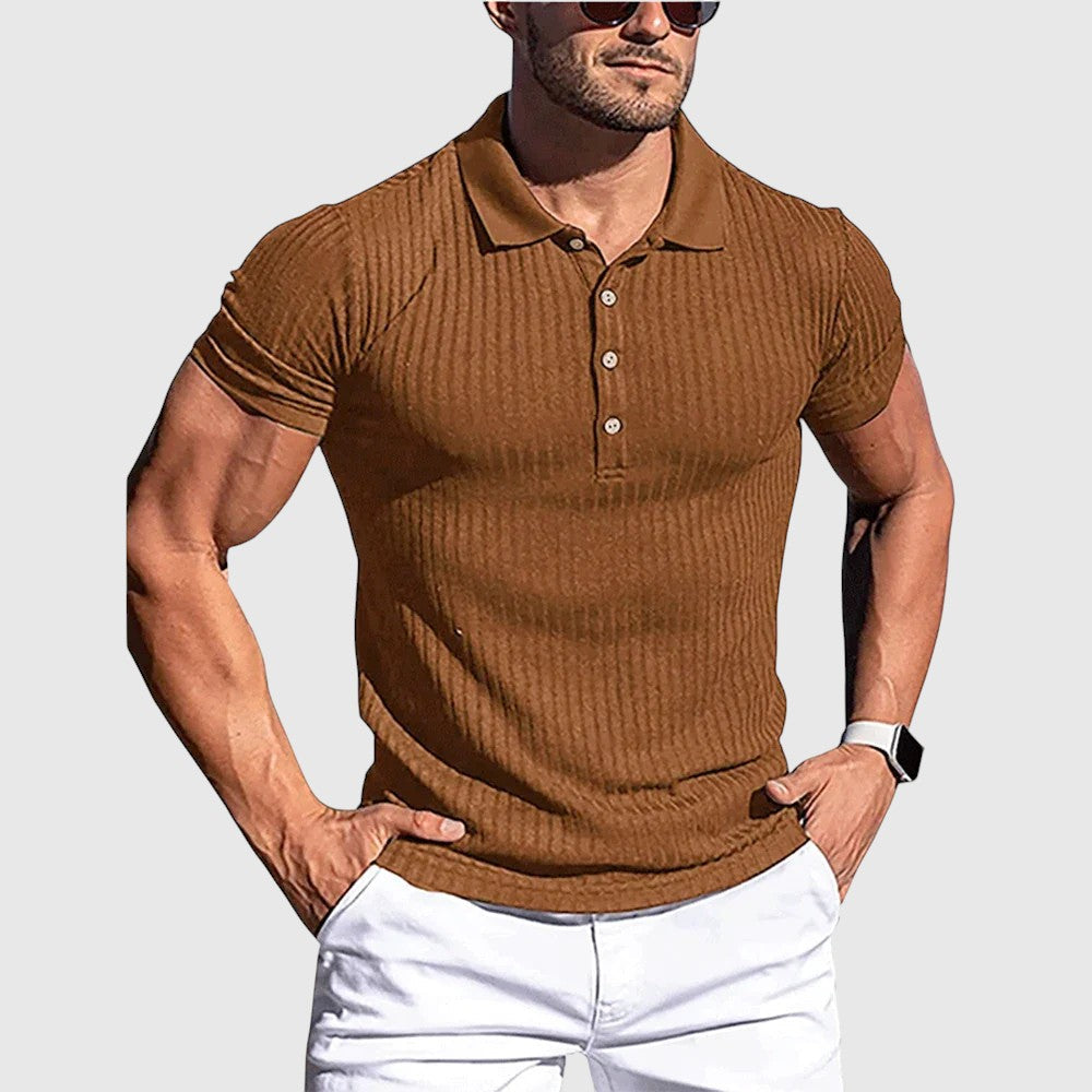 Jindřich | Elegantní pruhovaná polokošile