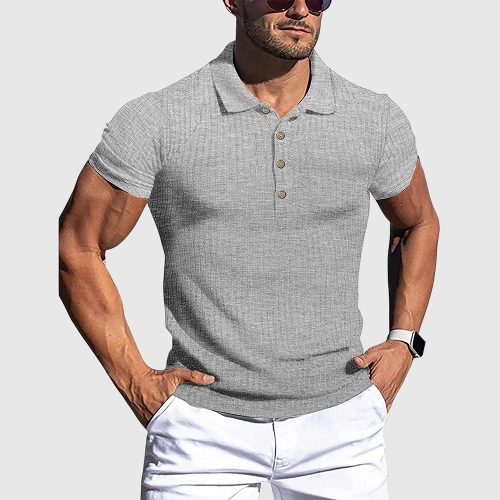 Jindřich | Elegantní pruhovaná polokošile