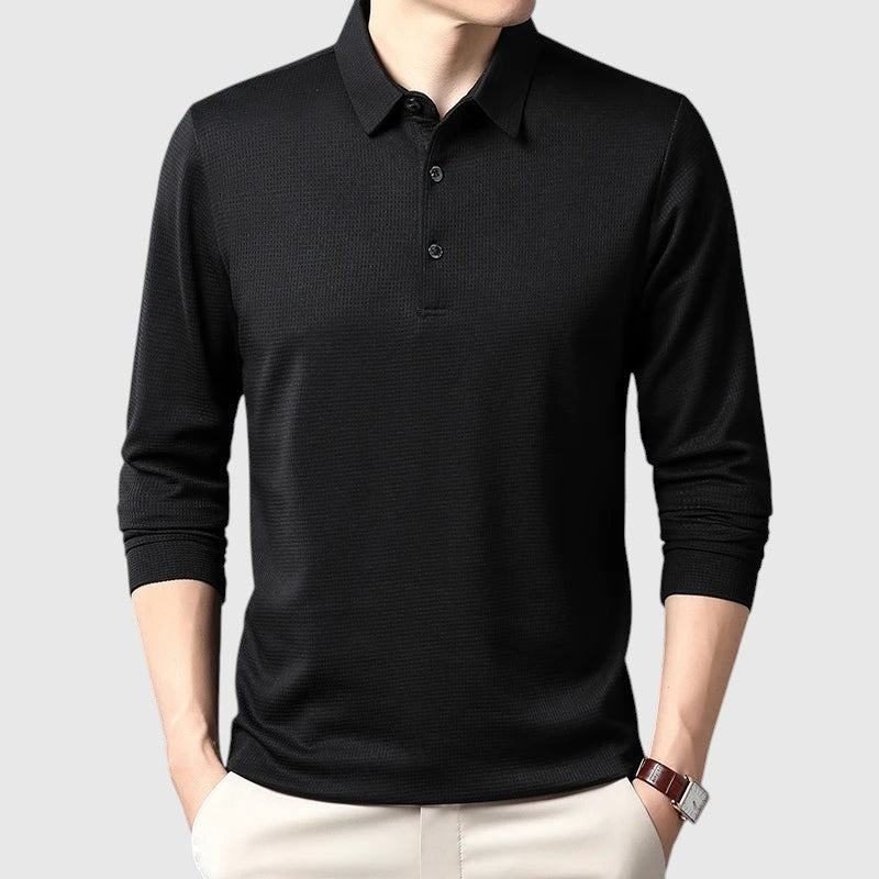 Lumír | Elegantní pánská polokošile s dlouhým rukávem