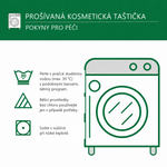 Prošívaná kosmetická taštička s jemným letem NCU0PT9342