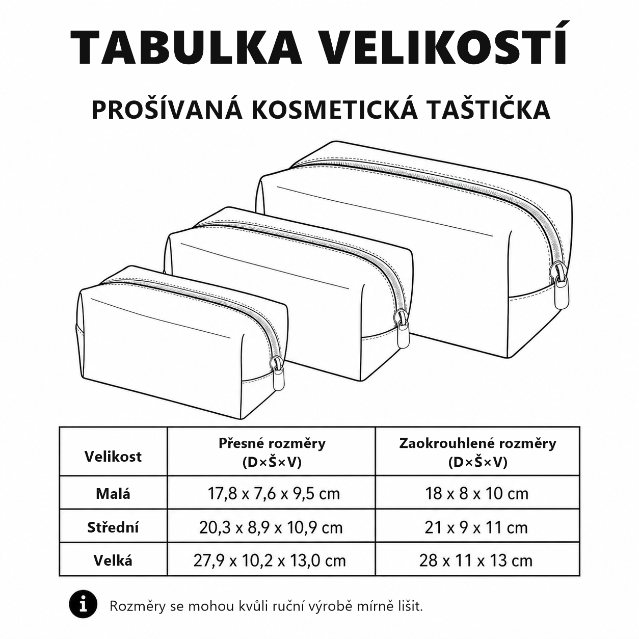 Prošívaná kosmetická taštička s jemným letem NCU0PT9342
