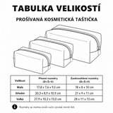 Prošívaná kosmetická taštička s jemným letem NCU0PT9342