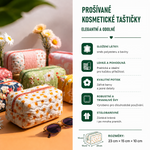 Prošívaná kosmetická taštička s jemným letem NCU0PT9342