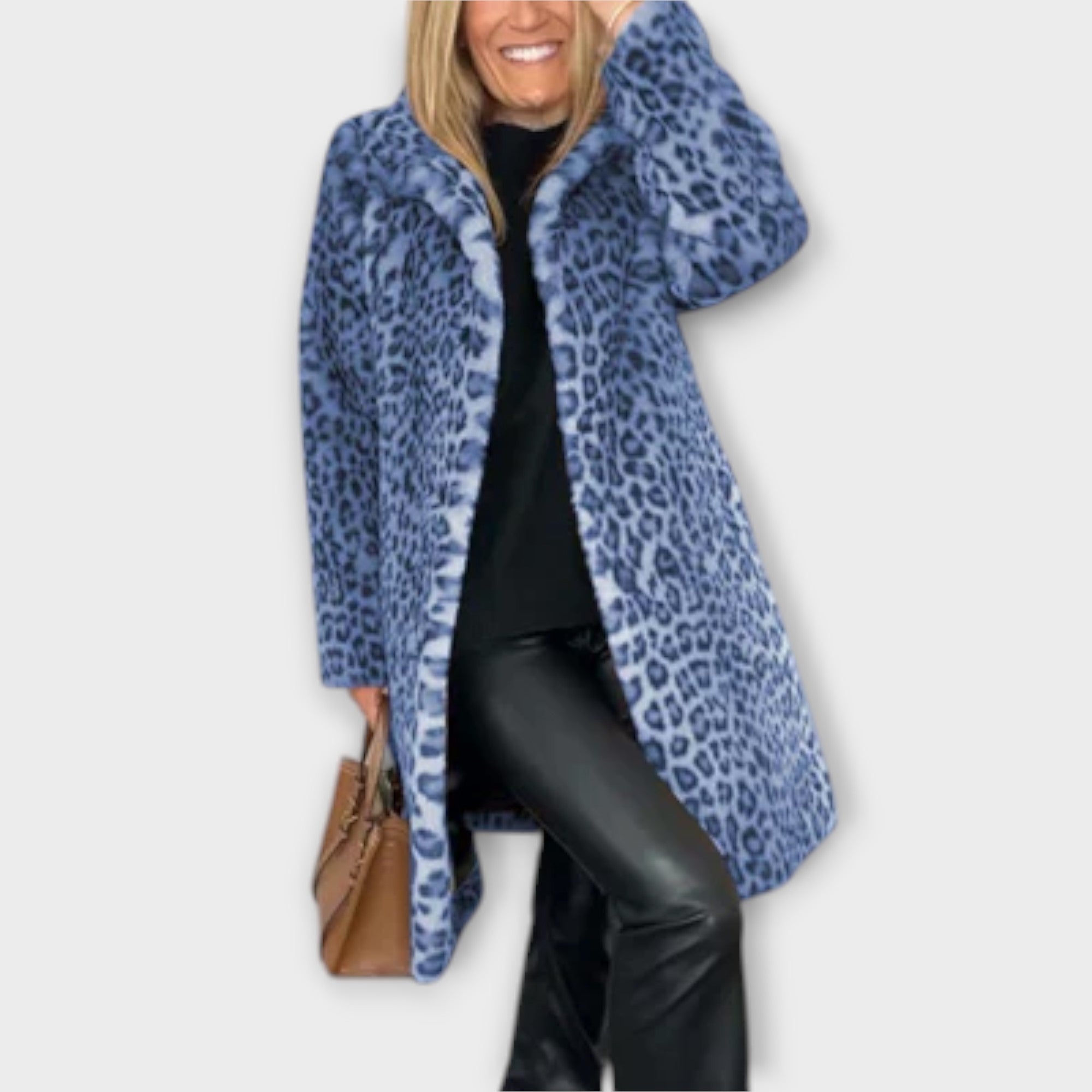 Amara | Kabát s leopardím vzorem