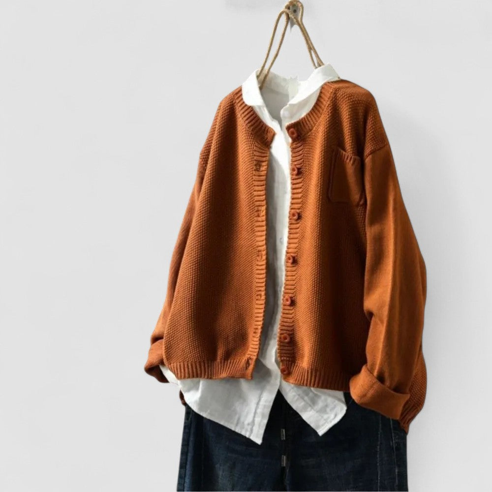 Agáta | Lněný kardigan
