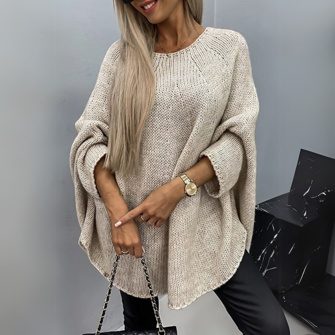 Dana | Elegantní dámský svetr s kulatým výstřihem
