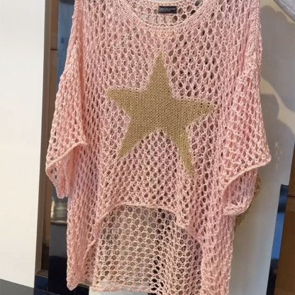Jarmila | Elegantní pletený svetr s hvězdou