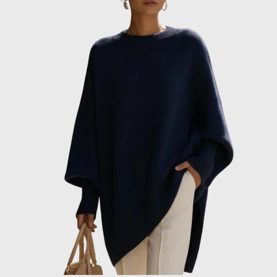 Lívie | Oversize pončo svetr