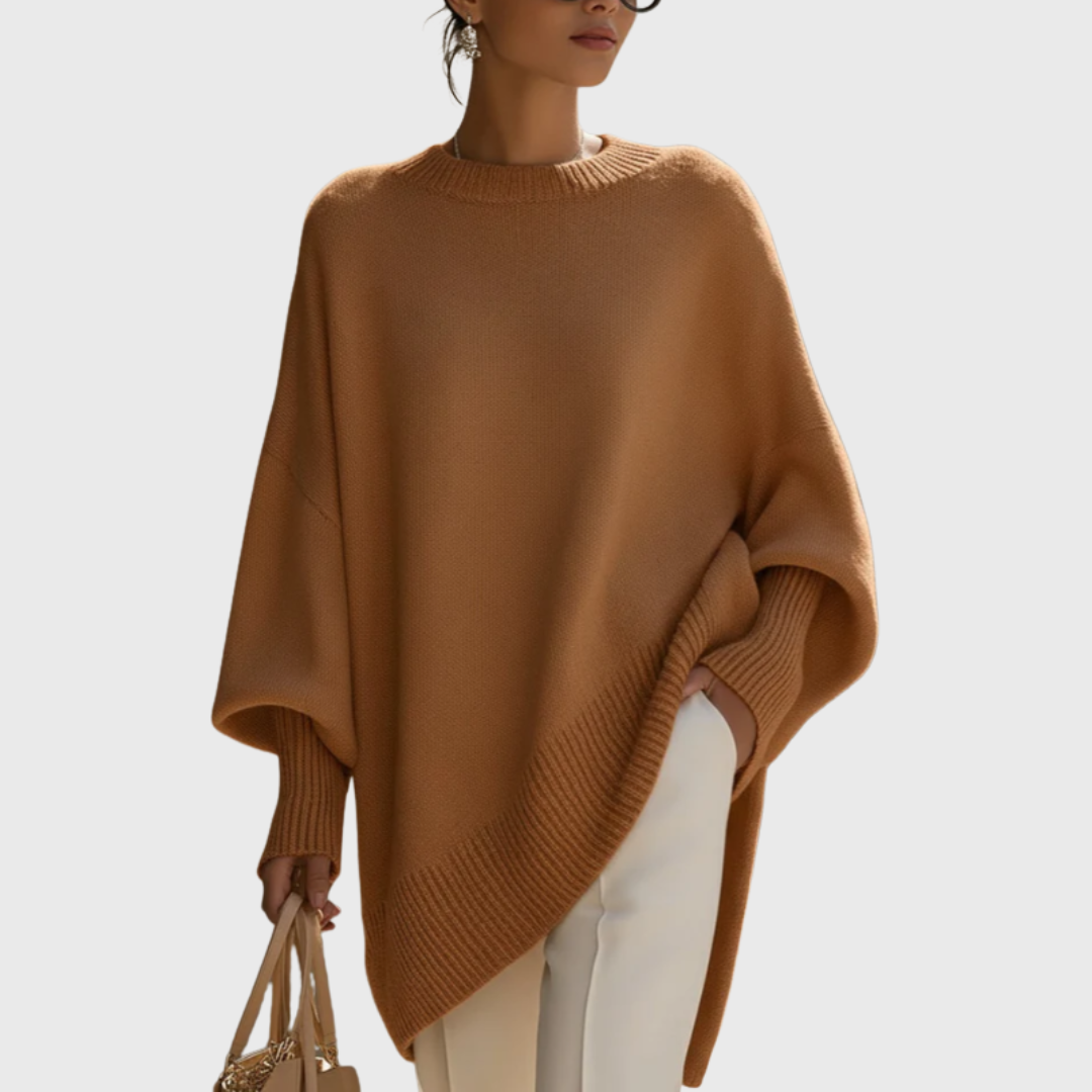 Lívie | Oversize pončo svetr
