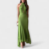 Liza | Elegantní asymetrické maxi šaty