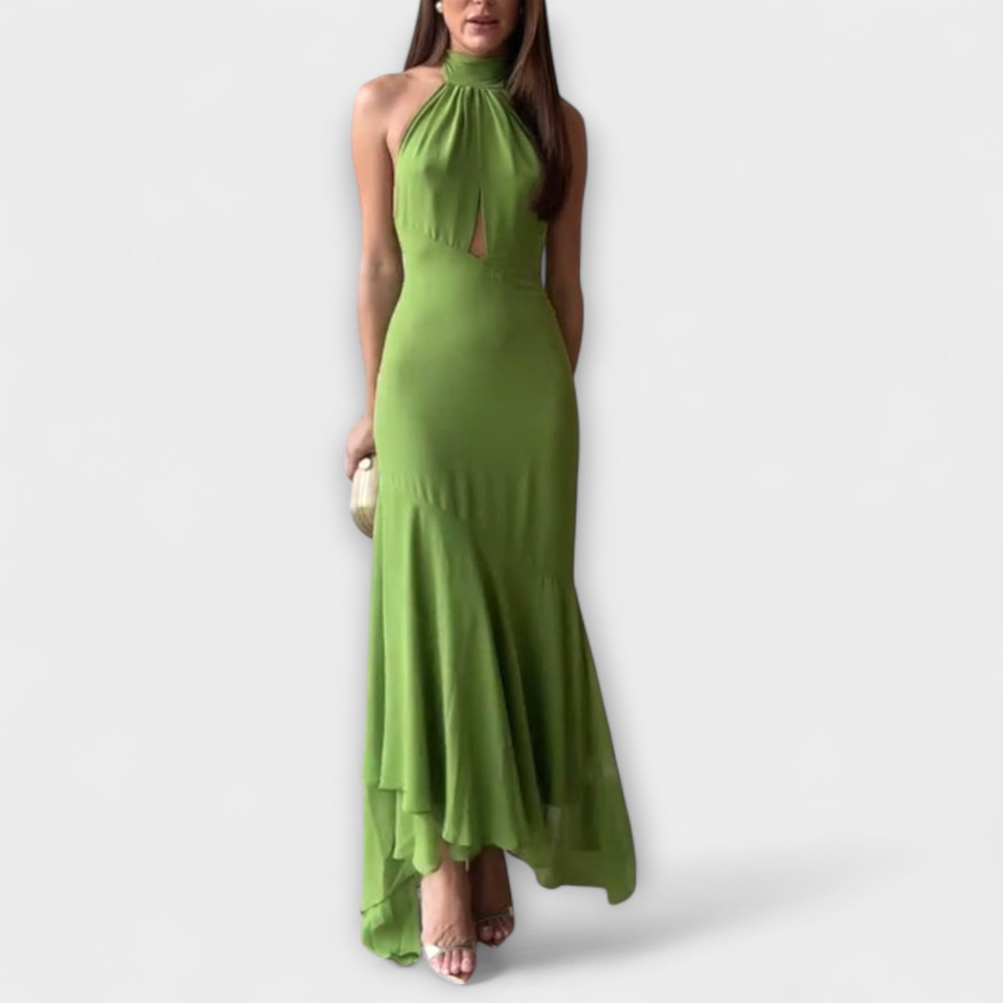Liza | Elegantní asymetrické maxi šaty