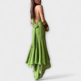 Liza | Elegantní asymetrické maxi šaty