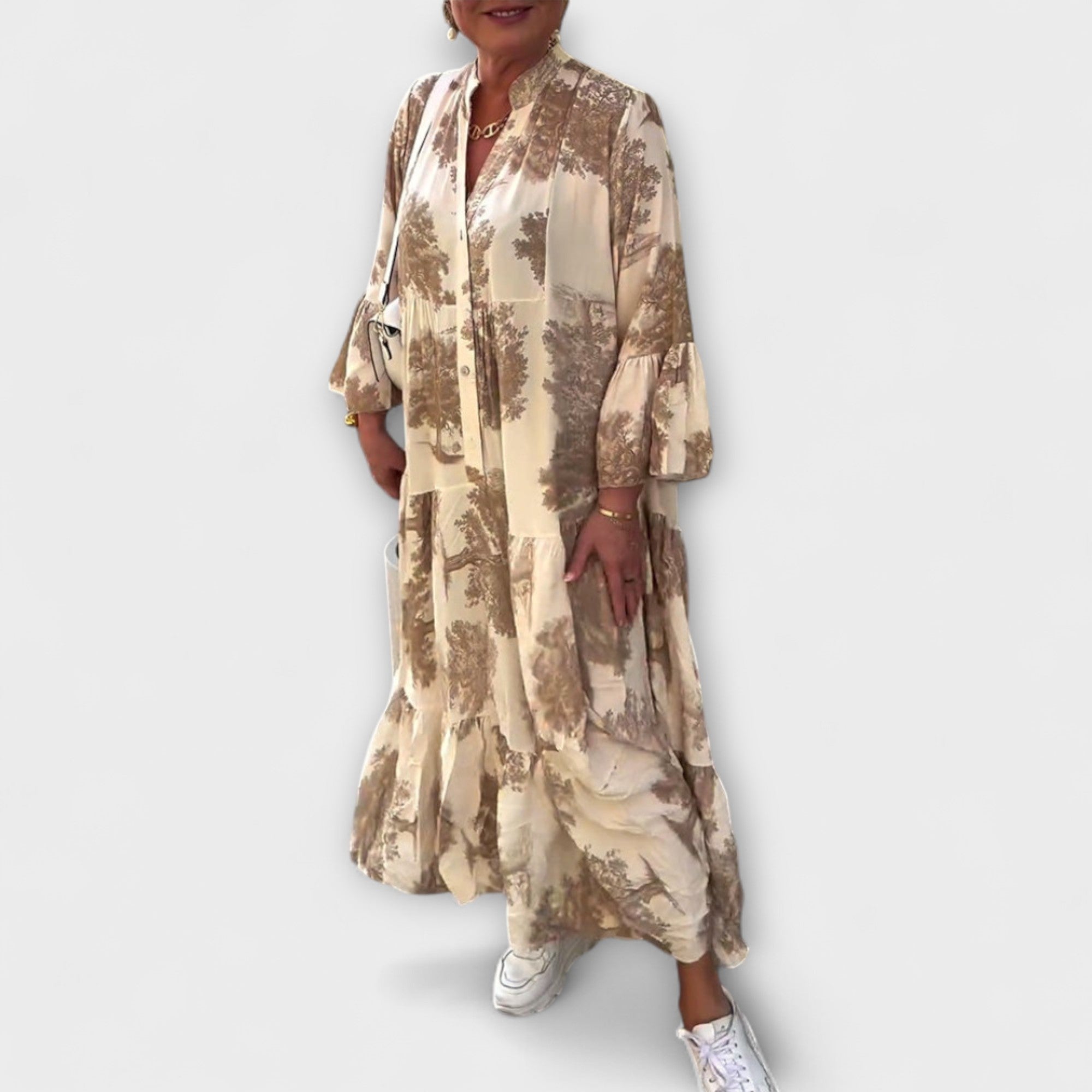 Žofie | Elegantní květované maxi šaty