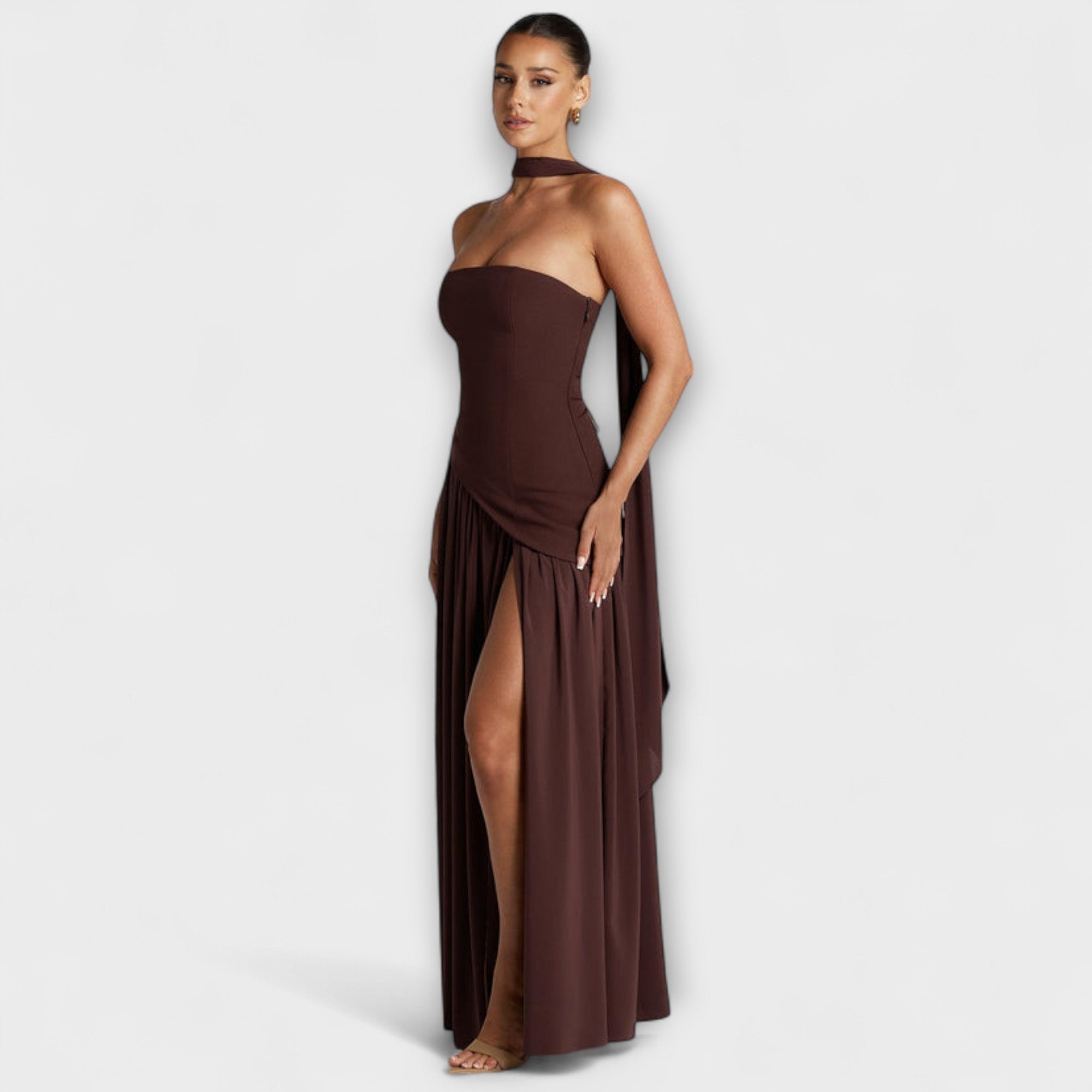 Marta | Elegantní černobílé maxi šaty
