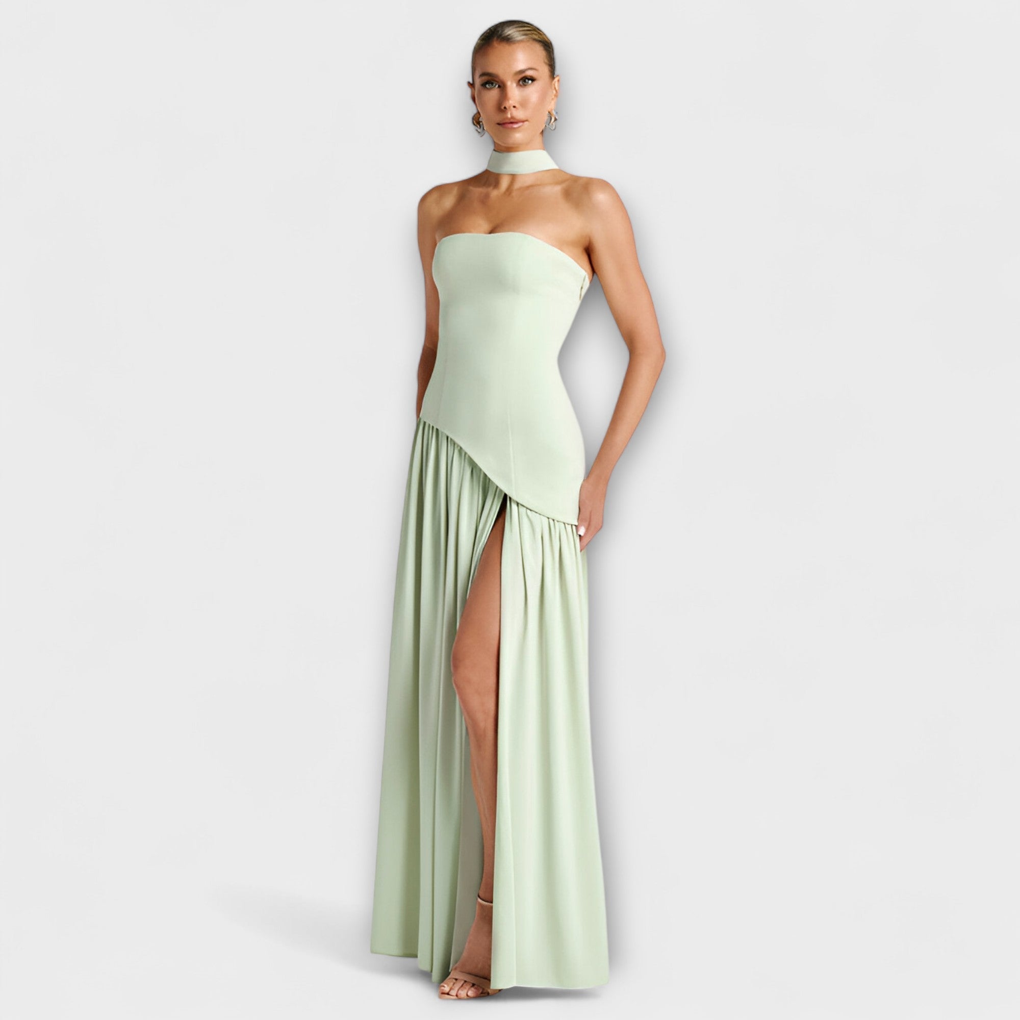 Marta | Elegantní černobílé maxi šaty
