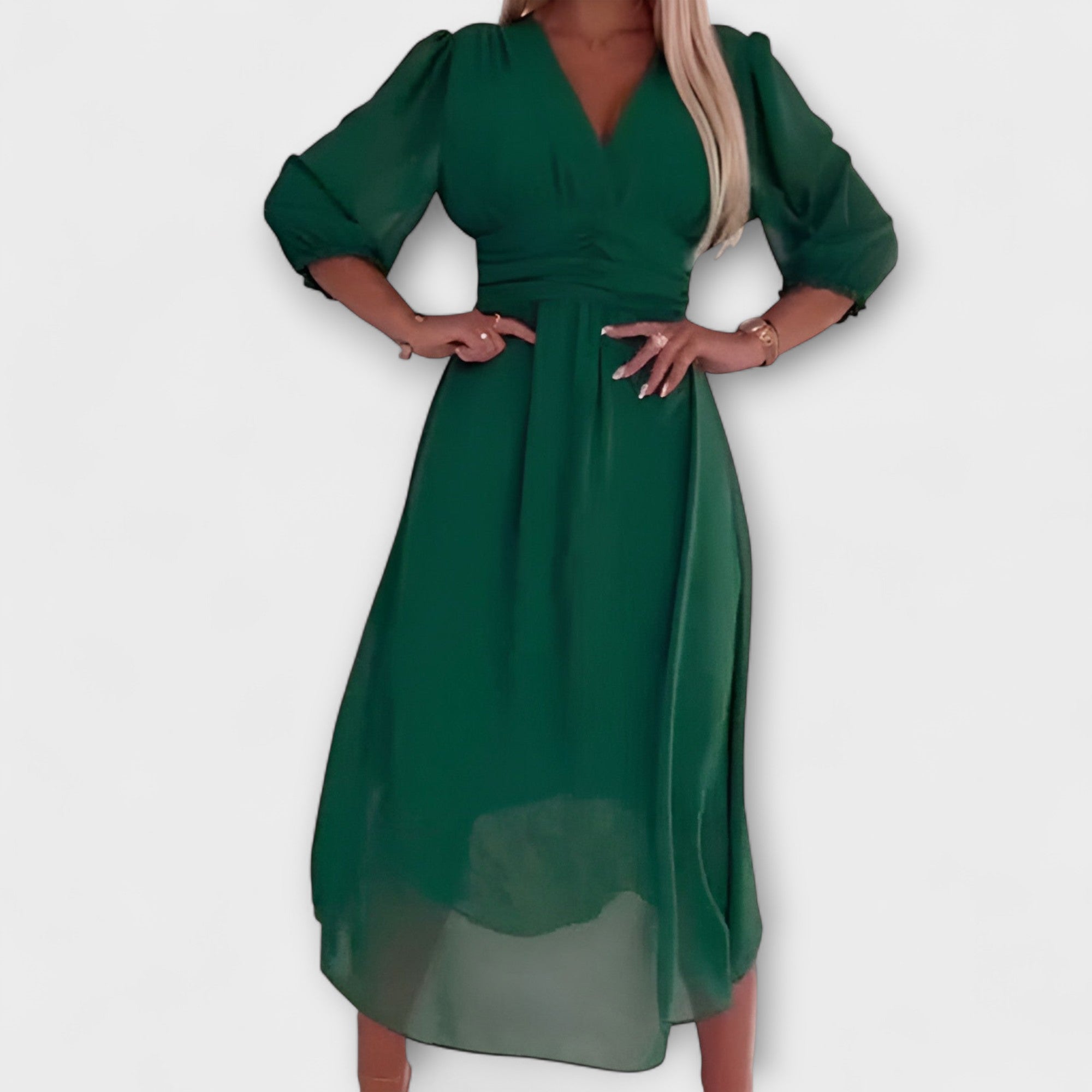 Veronika | Elegantní zavinovací šaty