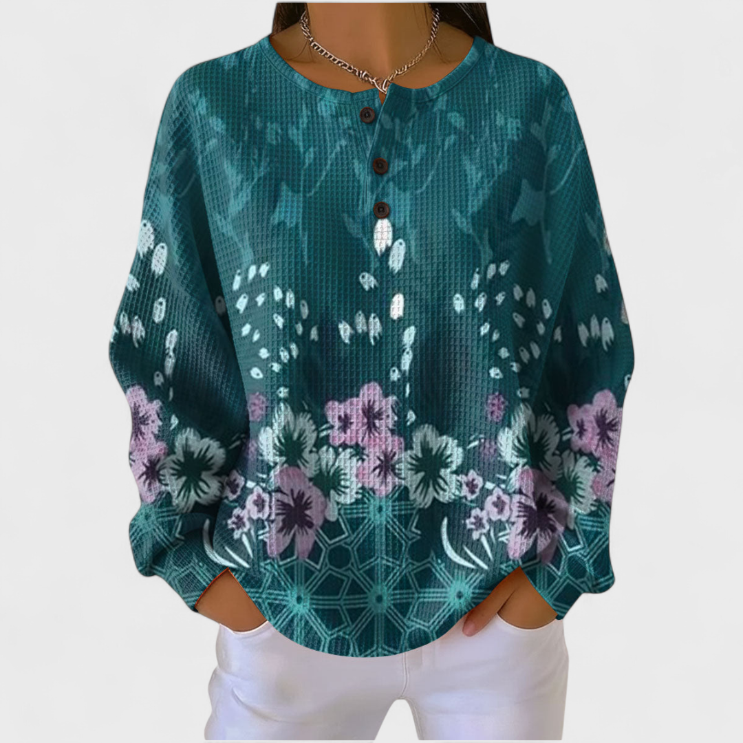 Markéta | Svetr s květinovým designem