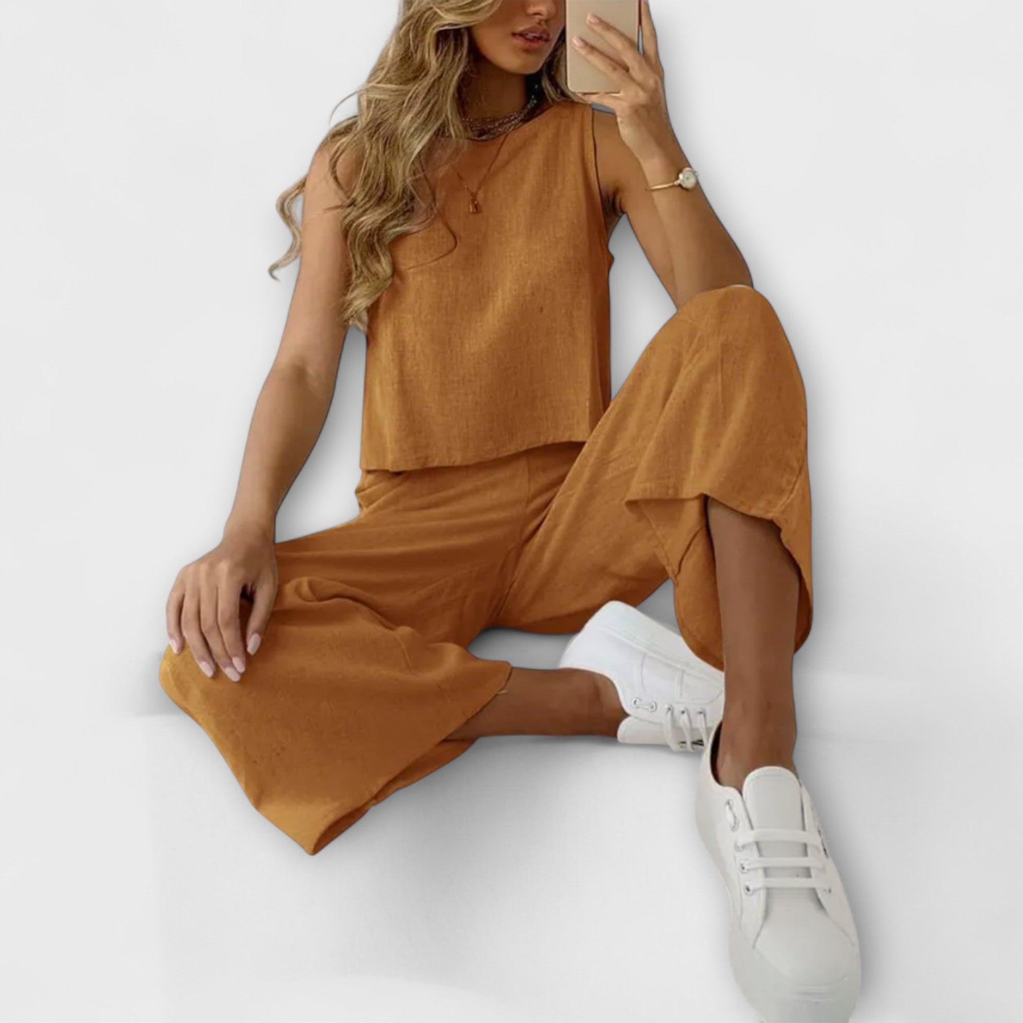 Lina | Lněná dvojdílná souprava