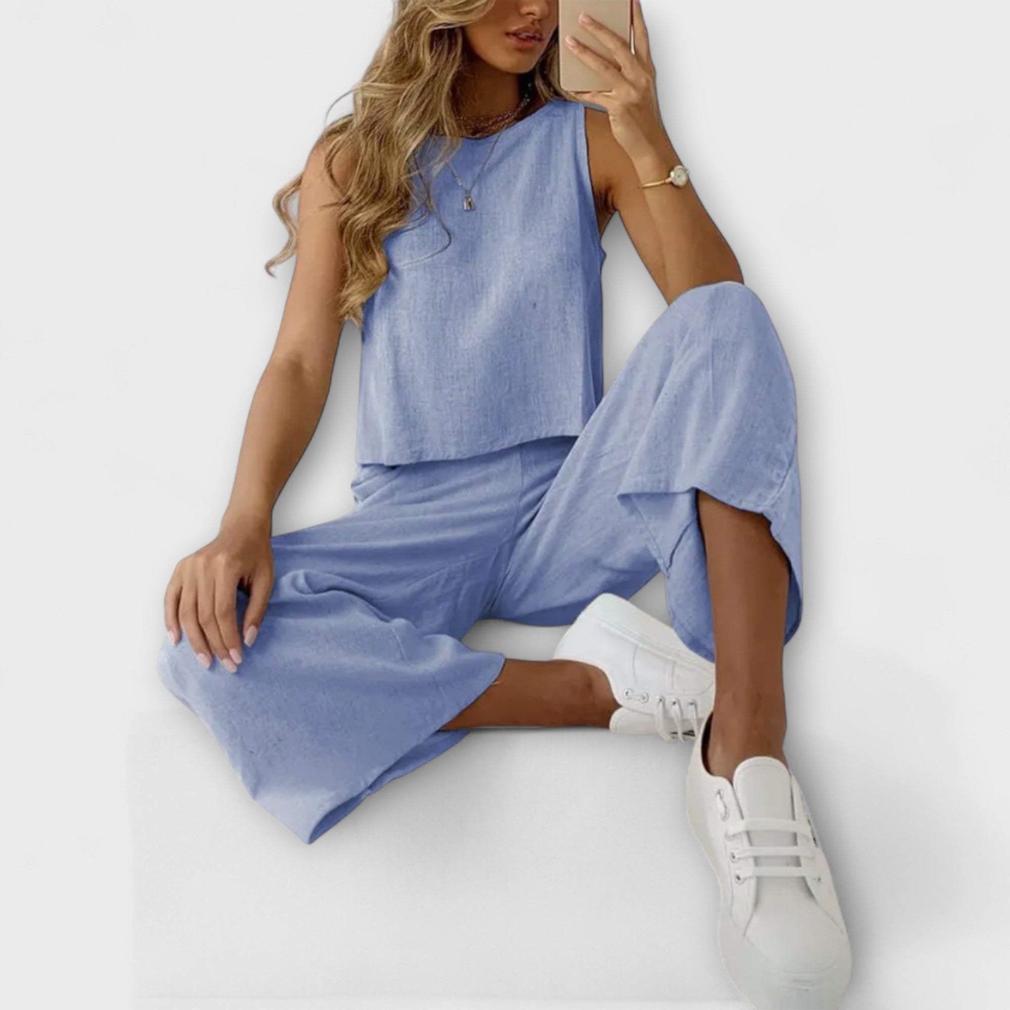 Lina | Lněná dvojdílná souprava