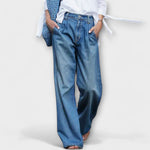 Laura | Široké džíny z odolného denimu