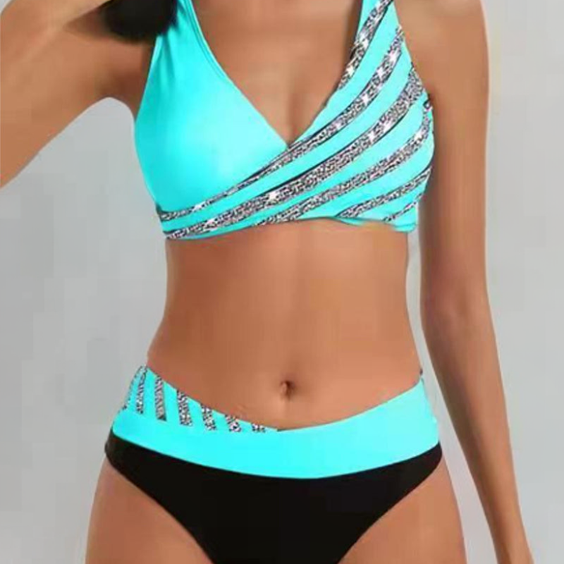 Marie | Vzorované bikiny v teplých barvách