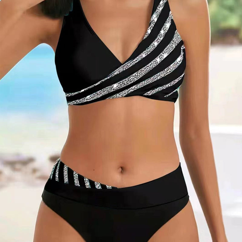 Marie | Vzorované bikiny v teplých barvách