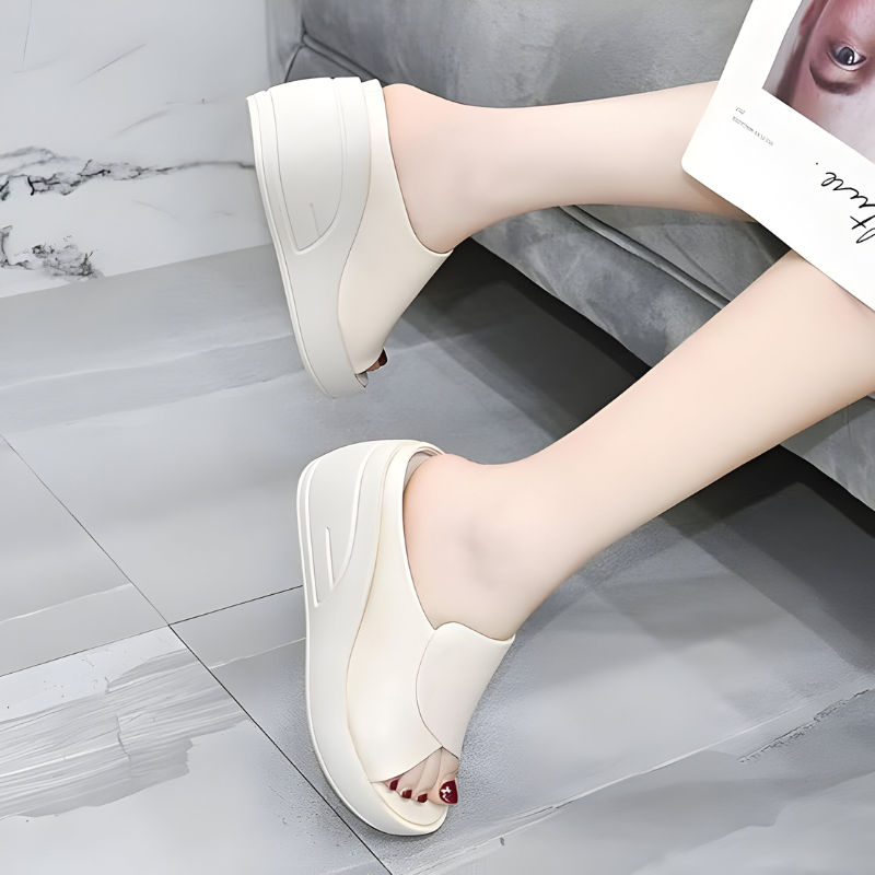 Alexandra | Minimalistické sandály na platformě s oporou