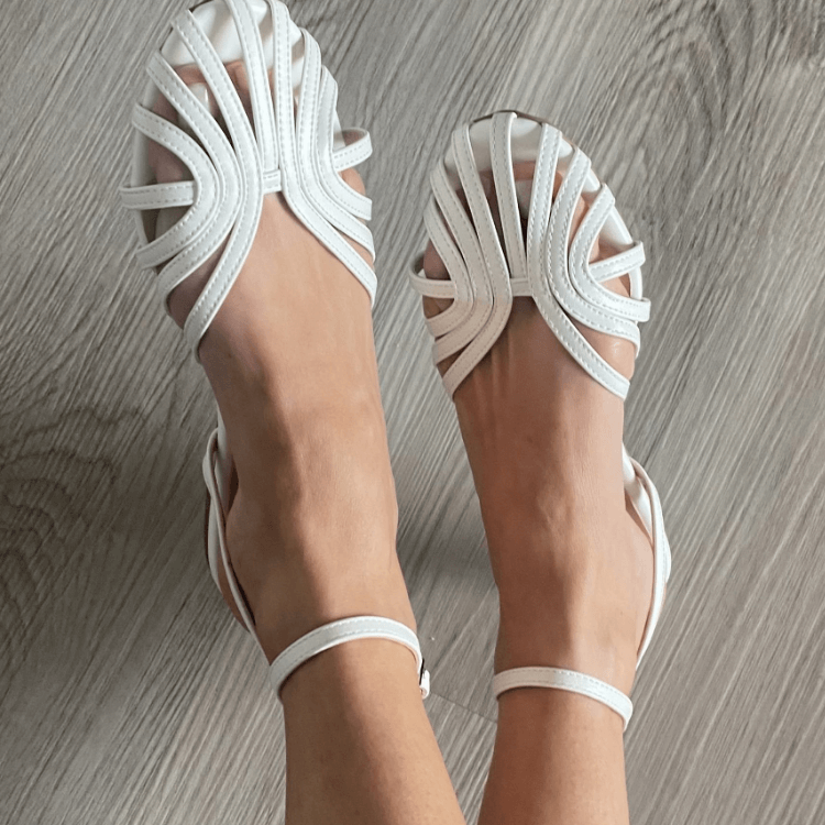 Uršula | Nízké páskové sandály inspirované šperky