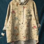 Věra | Květované tričko v ležérním vintage stylu